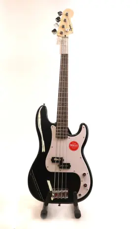 Fen0373900506 Fender Squier Sonic Precision Bass Laurel Fingerboard White Pickguard Black B