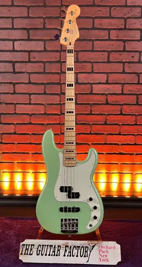 Fsrpbass-0310 Fender Gc Fsr Deluxe Precision Bass Special Maple Fingerboard Sea Foam Gree
