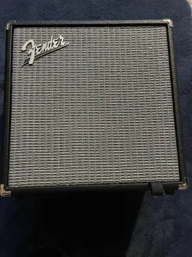Icte25408831 Fender Rumble 25 Bass Amplifier Black With Cable And Power Cord