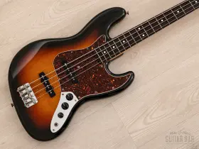 Jb62-60 Fender 1985 Jazz Bass 62 Vintage Reissue Sunburst With Case Japan Mij