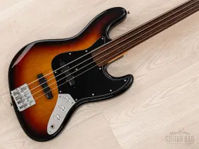 Jb62-65fl Fender 1994 Jazz Bass Fretless Sunburst With Emg Badass Ii Japan Mij