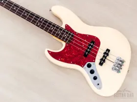 Jb62-70l Fender 2002 Jazz Bass 62 Vintage Reissue Left-handed Olympic White