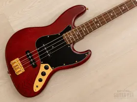 Jbg-70 Fender 1994 Jazz Bass Matte Brown Ash With Gold Hardware Japan Mij