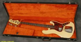L67825 Fender 1965 Jazz Bass Olympic White 100% Original
