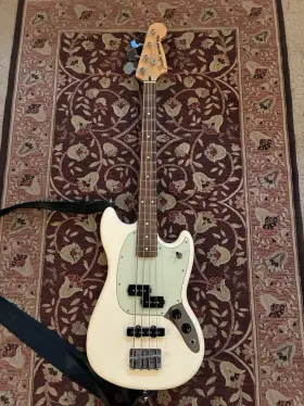 Mx17987362 Fender Mustang Bass Guitar White 2018