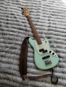 Mx19033407 Fender Limited Edition Player Mustang Bass Pj Surf Green
