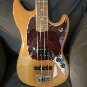 Mx22114661 Fender Mustang Bass Electric Guitar 4 String Brown Solid Body