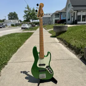 Mx22234211 Fender 2022 Player Plus Active Jazz Bass V - Cosmic Jade With Tsa Gator Case