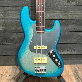 Mx24078803 Fender Limited Player Plus X Blu Detiger Jazz Bass 4 String Electric Guitar