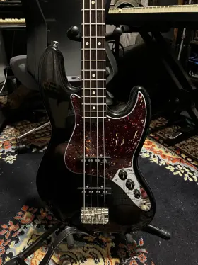 Mz4249772 Fender Jazz Bass Electric Guitar Black Solid 4-string Right-handed
