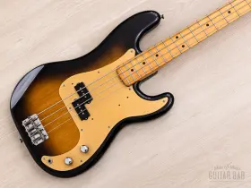 Pb57-95 Fender 1982 Jv Ft57 Precision Bass Sunburst Lacquer Japan Mij Fujigen