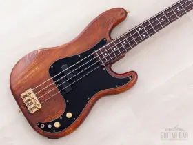 Pb62-115wal Fender 1991 Precision Bass Order Made Satin Walnut Lacquer Japan