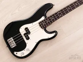 Pb62-80 Fender 1984 Jv Precision Bass 62 Vintage Reissue Black 100%