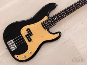 Pb62-900 Fender 1990 Ft62 Precision Bass Black Lacquer Gold Guard Japan Mij