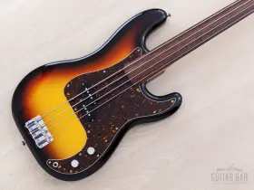 Pb62-fl Fender 2012 Ft62 Precision Bass Fretless Sunburst Japan Mij