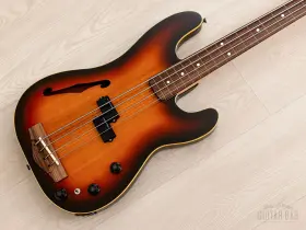 Pbac-950 Fender 1992 Precision Bass Fretless Semi-hollow With Lace Sensor Piezo