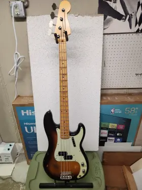 R2678 Fender Custom Shop 1959 Precision Bass Relic Sunburst 4-string Electric Guitar