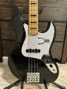 S073023 Fender Jazz Bass Cij Geddy Lee Signature Black