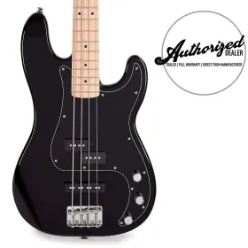 Sp372981006-1 Fender Squier Affinity Precision Jazz Pj Maple Neck Electric Bass Guitar - Black