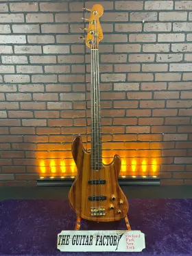 Victorbaileyjbass-3185-u Fender Rare 2008 Victor Bailey Jazz Bass Koa Rosewood Fingerboard Natural