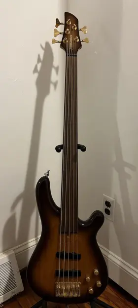 Apb100-fl Fernandes Fretless Bass Guitar 5-string Tobacco Burst Apb100
