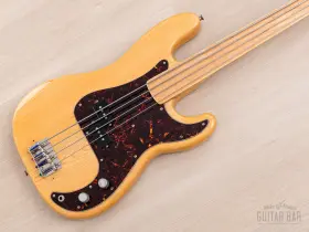 Fpb-70fl Fernandes Burny 1970s Bass Fretless Maple Board Vintage P Japan