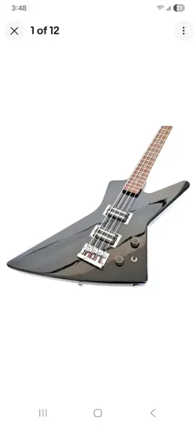 Bxb-55 Fernandes 1980s To 1990s Explorer Bass Excellent Condition Original Case