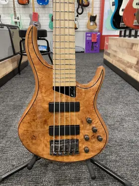 2411301308 Firehouse Guitars Excellent Mtd Kingston Z5 5-string Bass Guitar Maple Fingerboard Natural