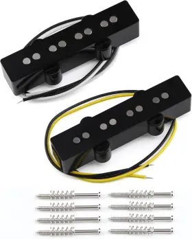 T04599 Fleor Alnico 5 J Bass Pickups Neck And Bridge Pickup