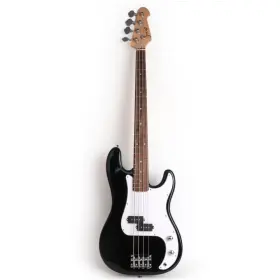 Fpj-01 Fojill Full Size Electric Bass Guitar 4 String Right Handed With Gig Bag Phoenix Bl