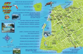 1601905181 Franko Maps Ltd Key West Florida Walking Guide Card