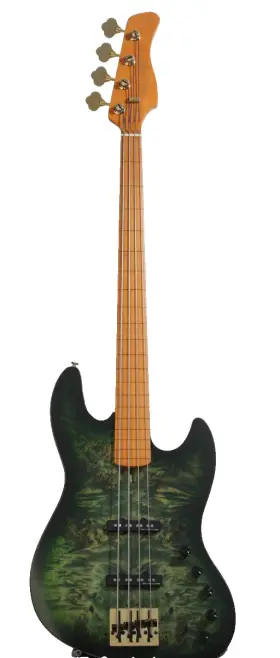 00810046138748 Fretless Guitar Sire Marcus Miller V10 4-string Bass - Transparent Green