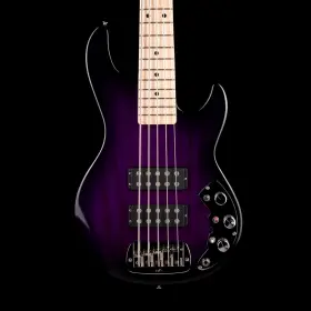 08gnl000 G&l Clf Research Series 750 L-2500 5-string Bass Purple Burst With Gig Bag