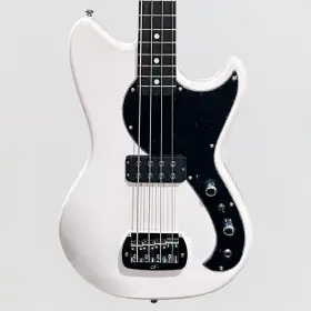 250703837 G&l Tribute Series Fallout 4 String Short Scale Electric Bass Guitar - Olympic