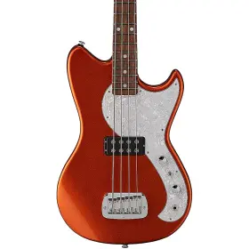 G&l 791018368717 Fullerton Deluxe Fallout Shortscale Electric Bass Tangerine Metallic