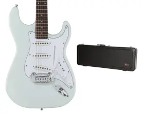S-500 G&l 791018369622 Tribute Series Electric Guitar - Sonic Blue Gator Hard Case
