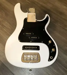 G&l 791018369820 Tribute Sb-2 White 4 String Bass Body 2 1/2 Inch Square Neck Pocket