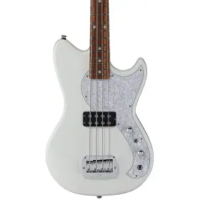 G&l 791018371700 Fullerton Deluxe Fallout Shortscale Electric Bass Alpine White
