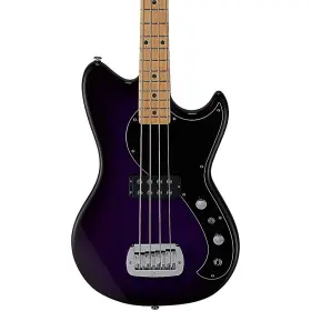 G&l 791018371717 Fullerton Deluxe Fallout Shortscale With Maple Fretboard Bass Purple Burst