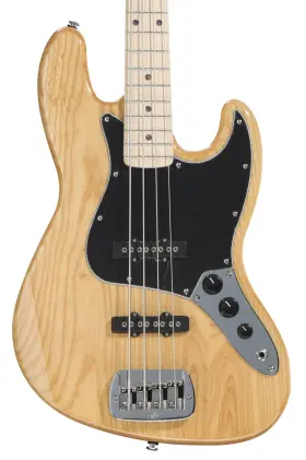 G&l 791018374251 Fullerton Deluxe Jb Mfd Bass Guitar - Vintage Natural
