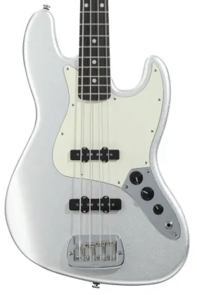 G&l 791018374268 Fullerton Deluxe Jb Bass Guitar - Silver Metallic