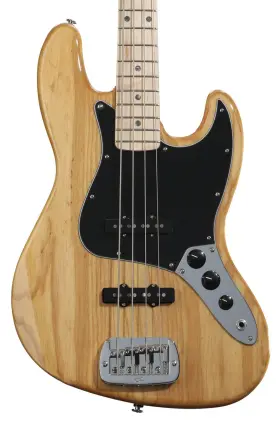 G&l 791018374275 Fullerton Deluxe Jb Bass Guitar - Vintage Natural