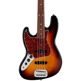 Fdpjb-3ts-cr-l G&l Fullerton Deluxe Jb Left Handed Electric Bass 3-tone Sunburst