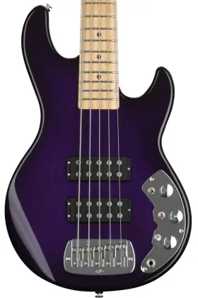 S750-l25-ppb-mp G&l Clf Research L-2500 Series 750 5-string Bass Guitar - Purpleburst