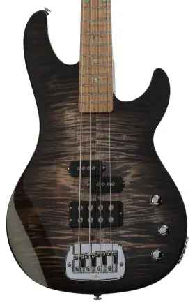 Sb2rmcpmfd-chclbrst-eb G&l Custom Shop Sb2 Pmfd Bass Guitar - Charcoal Burst