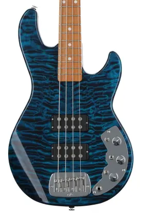 Swcs-l2000pkb-mp G&l Custom Shop L-2000 Bass Guitar - Peacock Blue