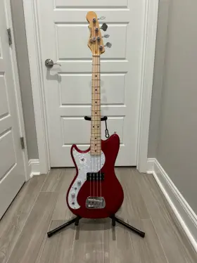 Ti-flb-111l03m30 G&l Tribute Fallout Left Handed Shortscale Bass Guitar Candy Apple Red With Gig Bag