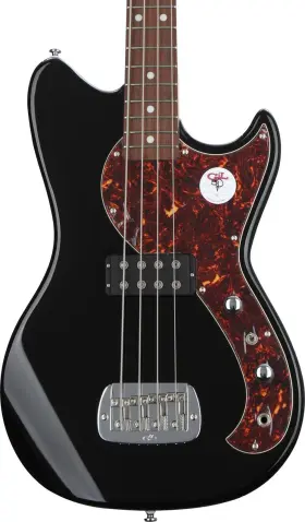 Ti-flb-111r01r40dns G&l Tribute Fallout Short Scale Bass Guitar - Jet Black Dent And Scratch