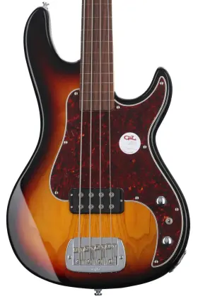 Ti-kil-176r20r40 G&l Tribute Kiloton Fretless Bass Guitar - 3-tone Sunburst