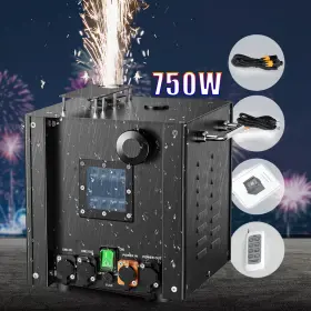 Zq16030us Gdjrttk Waterproof Cold Spark Machine 750w Stage Effect Dmx Firework Dj Wedding Events